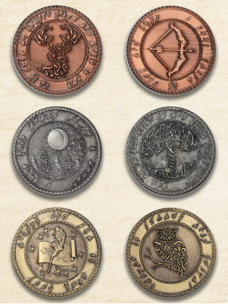 LARP Münzen "Elfen"